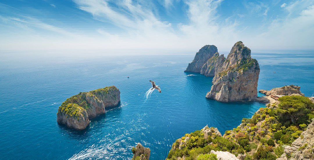 fantastica veduta di Capri